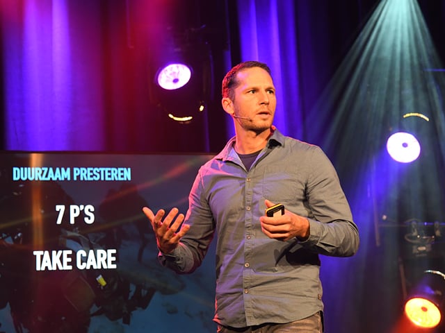 Sander Aarts spreekt tijdens de Accountantsdag 2019