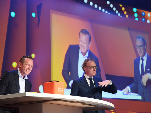 Marcel Jongmans en Rens de Jong op het podium