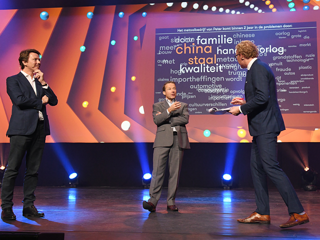 Theo Kocken, Hendrik Jan ten Have en Rens de Jong op het podium