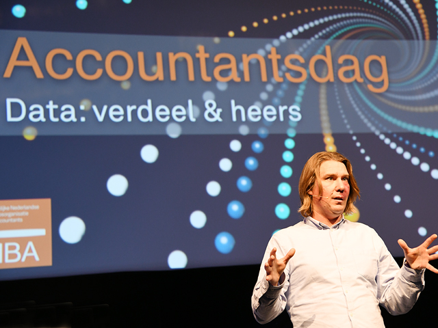 Maurits Kaptein op het podium