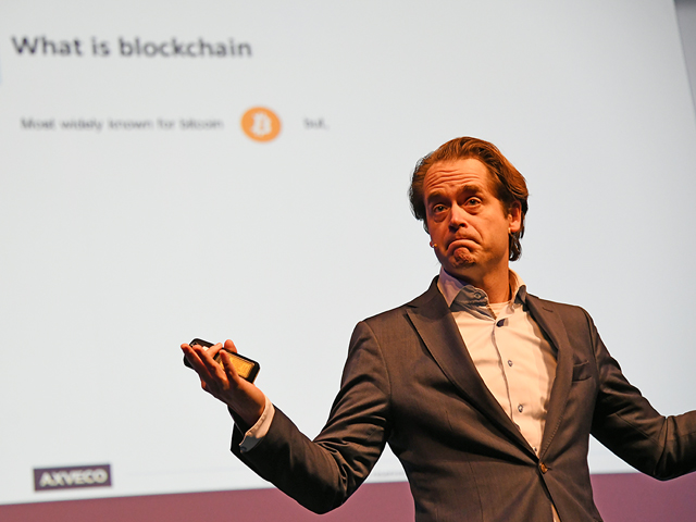 Olivier Rikken op het podium