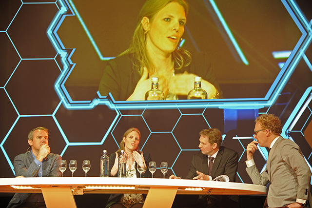 Foto Pieter de Kok, Claudia Koppen, Wim Bartels en Rens de Jong