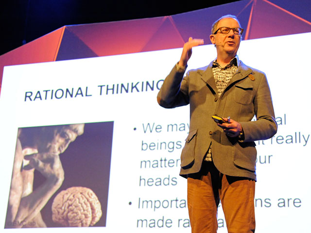 Victor Lamme op het podium