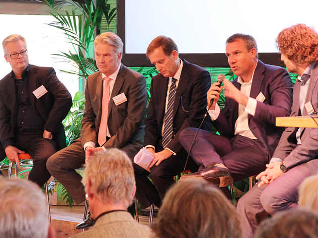 Marcel Pheijffer, Peter Schimmel, Paul Koster, Pieter de Kok en Arjan Brouwer