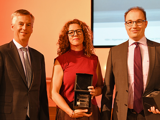 Pieter Jongstra met Margreeth Kloppenburg en Arthur van Bemmel met Loftrompetten