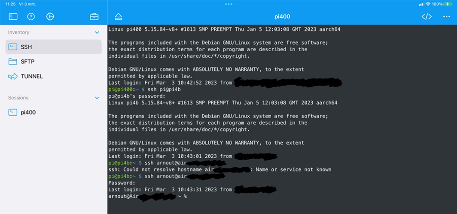 Foto: SSH-client
