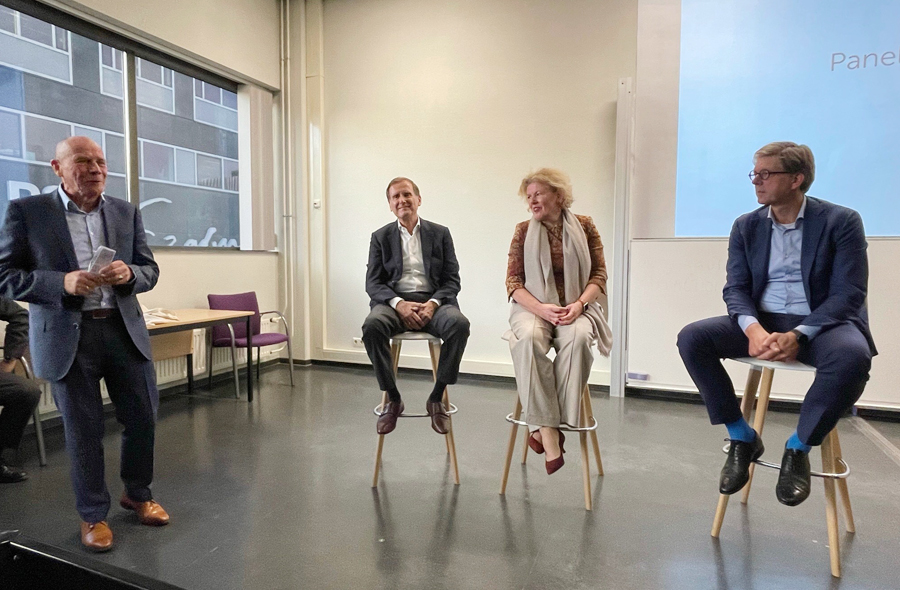 Panelleden Paul Koster, Petri Hofsté en Marco van der Vegte