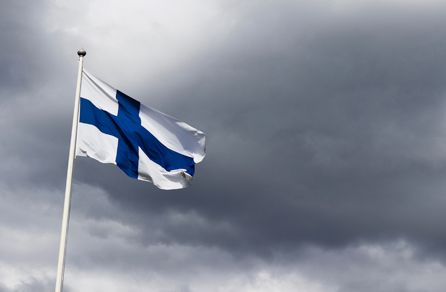 Foto: vlag van Finland