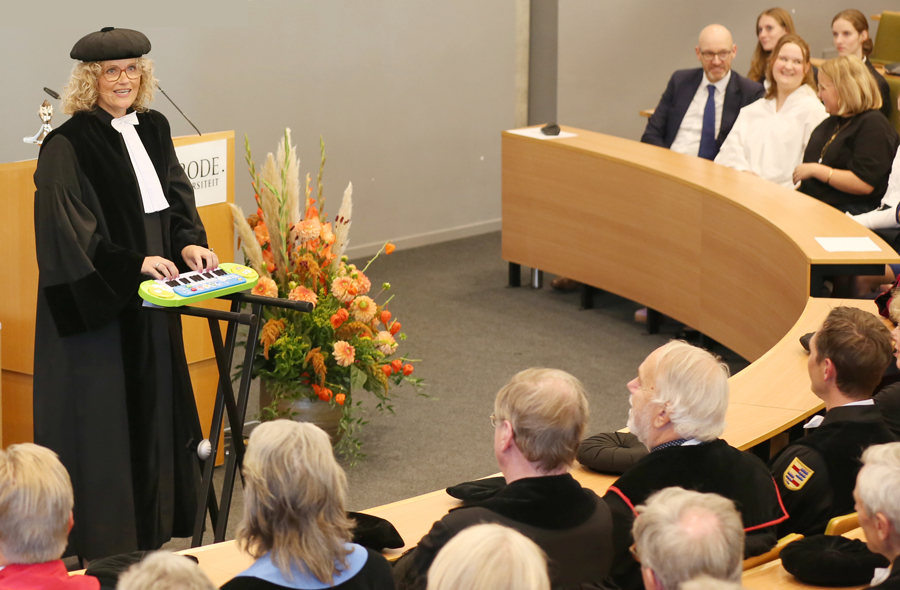 Inaugurele rede Marlies de Vries op 19 september 2025