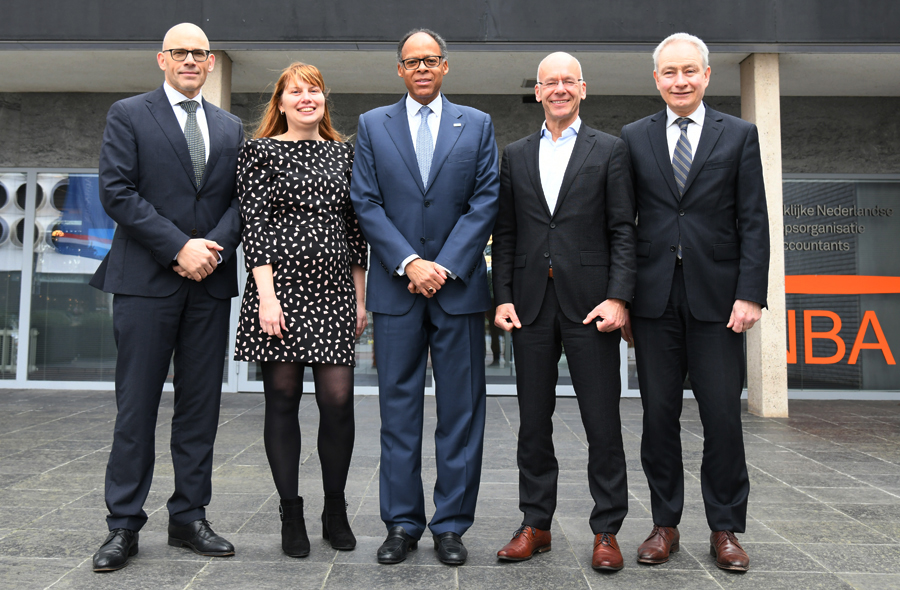 Robert Mul, Erica Steenwijk, Alan Johnson, Berry Wammes en Paul Hurks