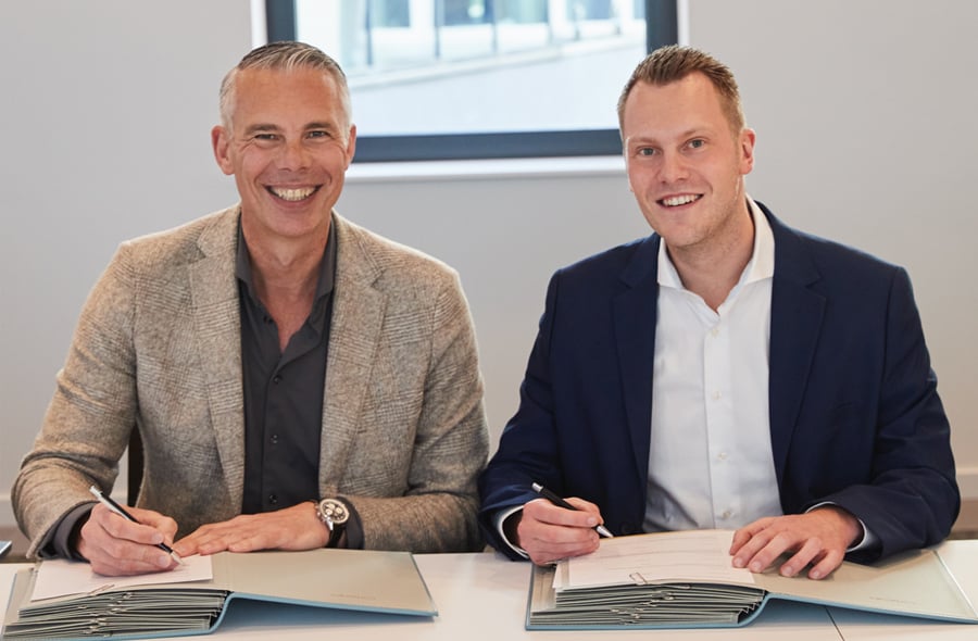 Ronald Hoeksel, ceo Baker Tilly Nederland (links) en Olivier Willems, ceo Baker Tilly België.